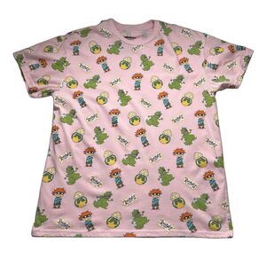 Nickelodeon Rugrats Men’s All Over Print T-shirt Tee Size Medium Tommy AOP